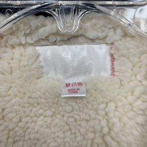 fleece sleeveless open sweater