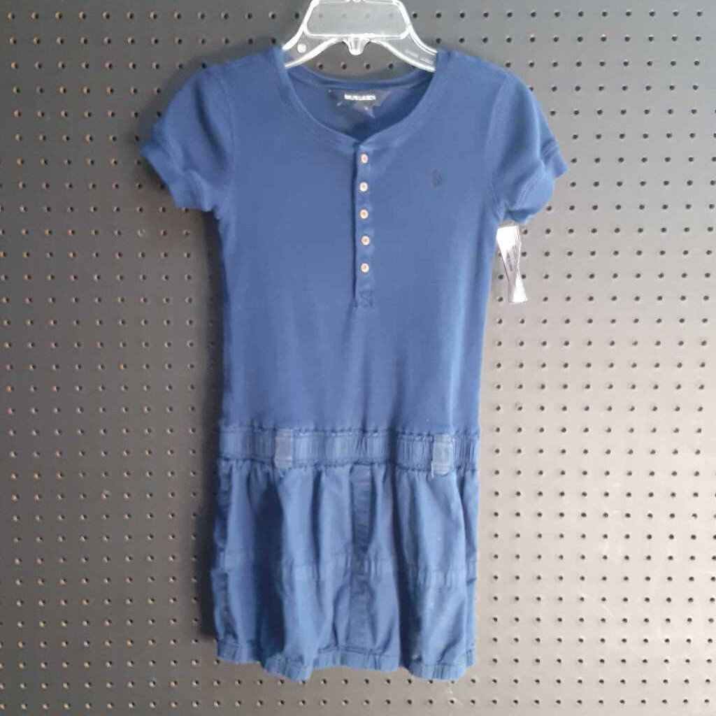 button up ribbed dress