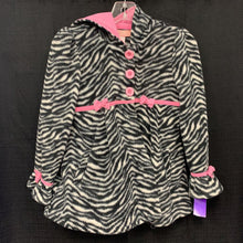 Load image into Gallery viewer, hooded zebra button coat
