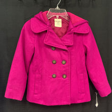 Load image into Gallery viewer, button hooded coat
