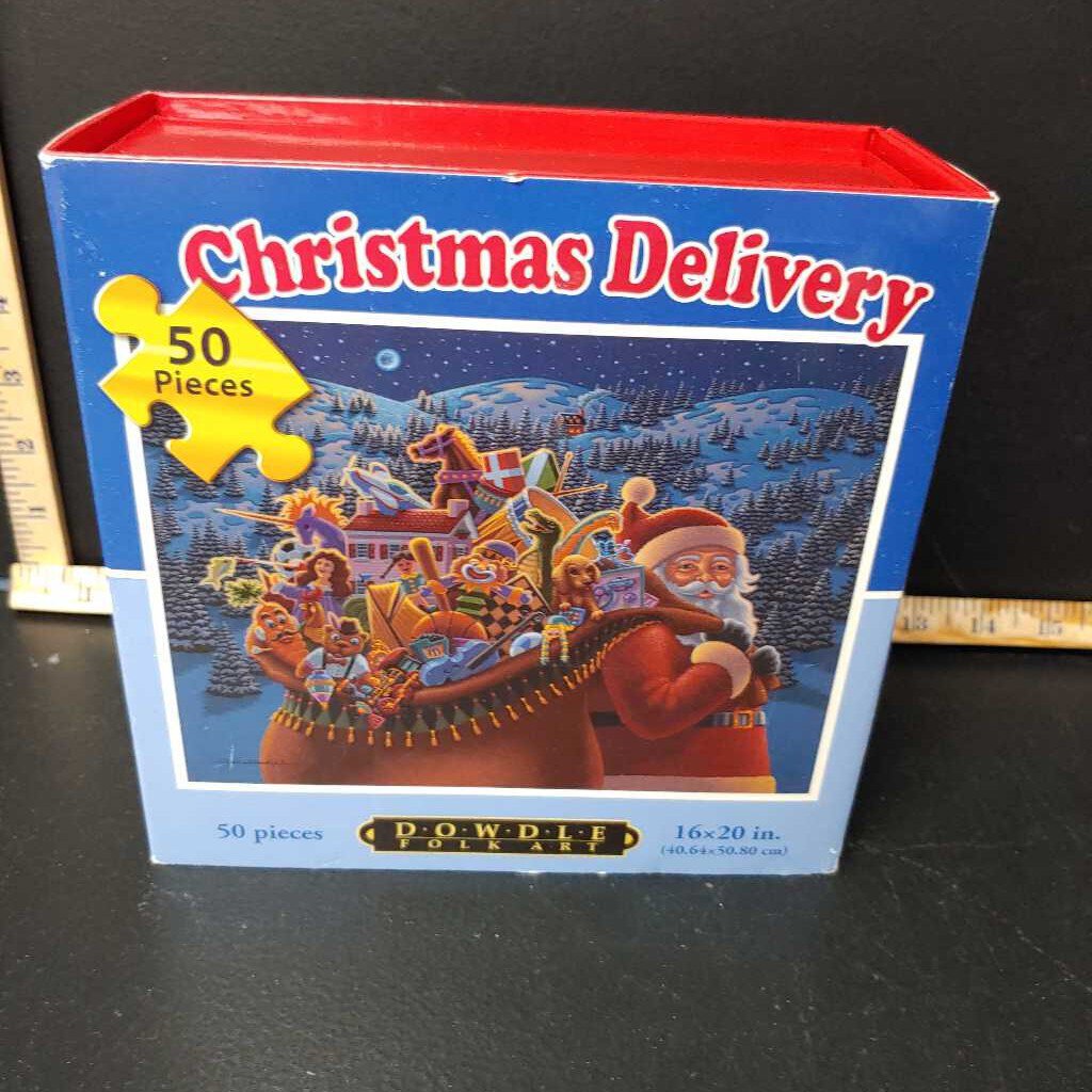 50 piece Christmas delivery puzzle