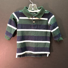 Load image into Gallery viewer, Half button stripe shirt w/pocket
