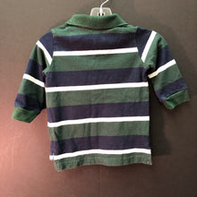 Load image into Gallery viewer, Half button stripe shirt w/pocket

