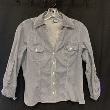 Load image into Gallery viewer, Striped button down shirt
