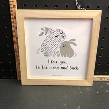 Load image into Gallery viewer, "I love you to the moon and back"picture
