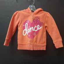 Load image into Gallery viewer, "Dance" zip hooded sweatshirt
