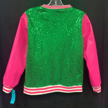 Load image into Gallery viewer, Girls sequin button winter jacket
