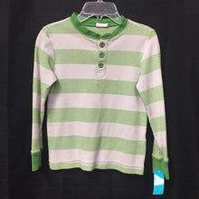 Load image into Gallery viewer, Striped half button shirt
