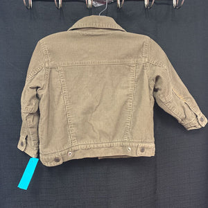 Boys winter corduroy button jacket