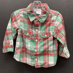 plaid polo shirt