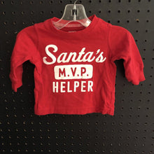 Load image into Gallery viewer, &quot;Santa&#39;s M.V.P. helper&quot; Christmas shirt
