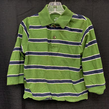 Load image into Gallery viewer, Half button stripe shirt
