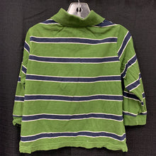 Load image into Gallery viewer, Half button stripe shirt
