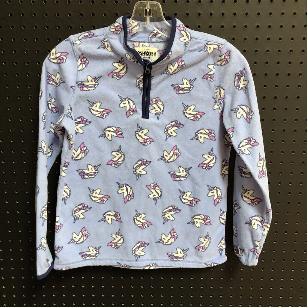 Unicorn Half zip sweatshirt
