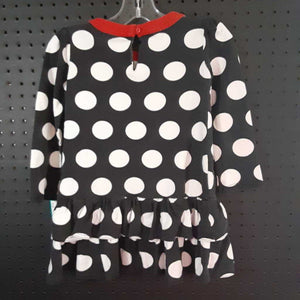 Polka dot ruffle dress