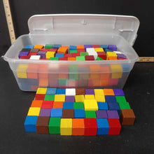 Load image into Gallery viewer, Wooden cube manipulatives
