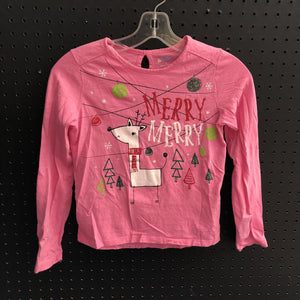 "Merry Merry" christmas top