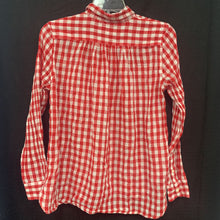 Load image into Gallery viewer, Plaid button up top
