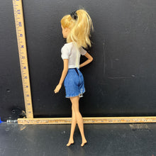Load image into Gallery viewer, vintage collectible Doll w/ Barbie top&amp;shorts
