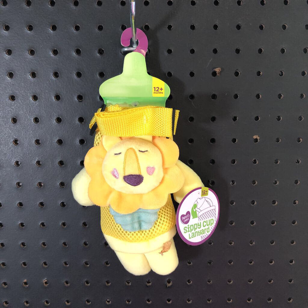 Lion sippy cup lanyard