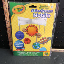 Load image into Gallery viewer, Solar system mobile
