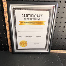 Load image into Gallery viewer, "Certificate of achievement" frame
