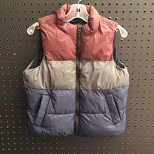 Load image into Gallery viewer, Boys tri-color zip up vest
