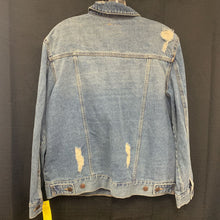 Load image into Gallery viewer, Adult/jr button up denim winter jacket
