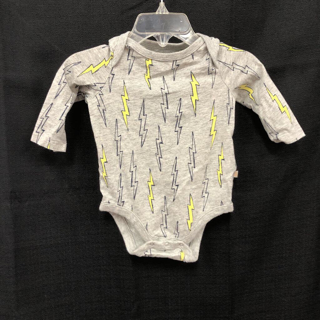 Lighting Bolt button up onesie