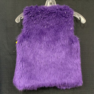 Girls winter fur vest