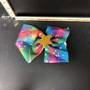 star print bow w/star