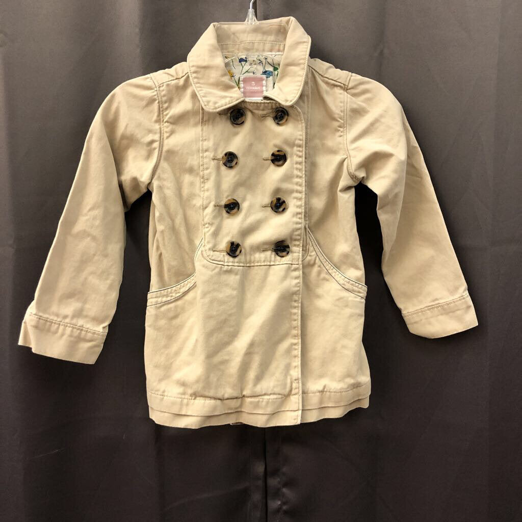 Girls button up winter jacket