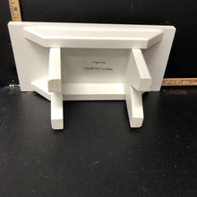 Load image into Gallery viewer, snowman painted decorated stool
