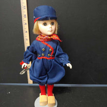 Load image into Gallery viewer, Vintage Collectibles Hans Brinker storybook skater doll w/ stand
