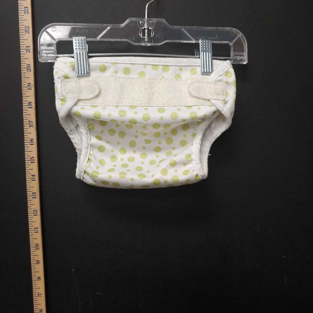Polkadot print cloth diaper