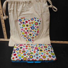 Load image into Gallery viewer, polka dot baby wipe holder w/bag
