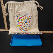 Load image into Gallery viewer, polka dot baby wipe holder w/bag
