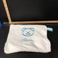 Load image into Gallery viewer, "clean" zippered bag
