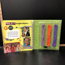 Load image into Gallery viewer, How To Make Paracord Jewelry Kit (Kris Hirschmann) -activity paperback
