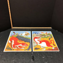 Load image into Gallery viewer, 1972 Vintage collectible 4 pk &quot;The lively little rabbit&quot; puzzles
