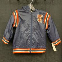 Load image into Gallery viewer, Boys "Team sports Varsity football" zip up winter jacket
