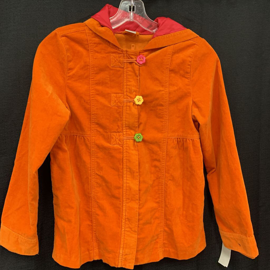 Girls button/zip up winter jacket
