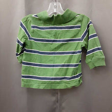 Load image into Gallery viewer, Half button stripe shirt
