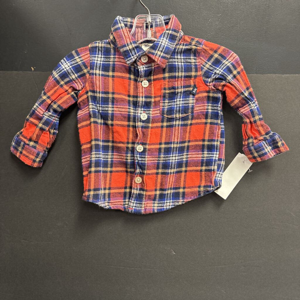 plaid button down shirt