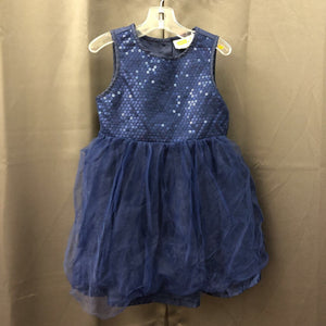 Sequin ruffle dress