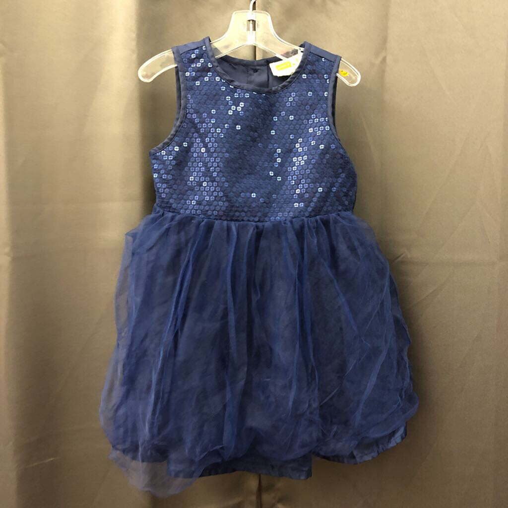 Sequin ruffle dress