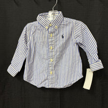 Load image into Gallery viewer, Striped button down shirt
