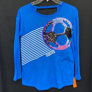 Sequin soccer top