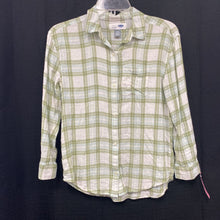Load image into Gallery viewer, Plaid button down Tunic
