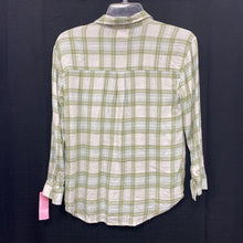 Load image into Gallery viewer, Plaid button down Tunic
